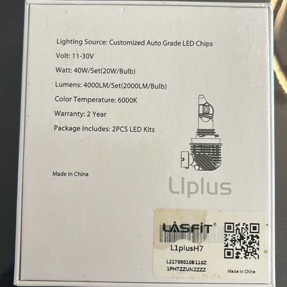 Lasfit L1plusH7 LED Chips 2 PCS - Picture 2 of 4